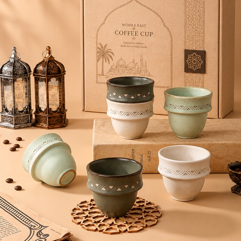 Custom Ceramic Espresso Cups (4)