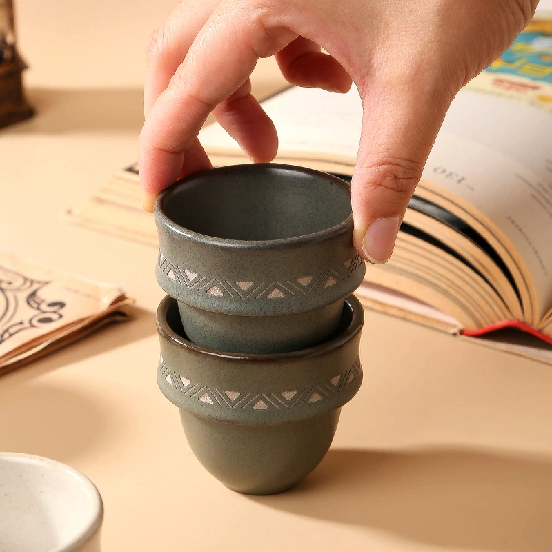Custom Ceramic Espresso Cups (8)