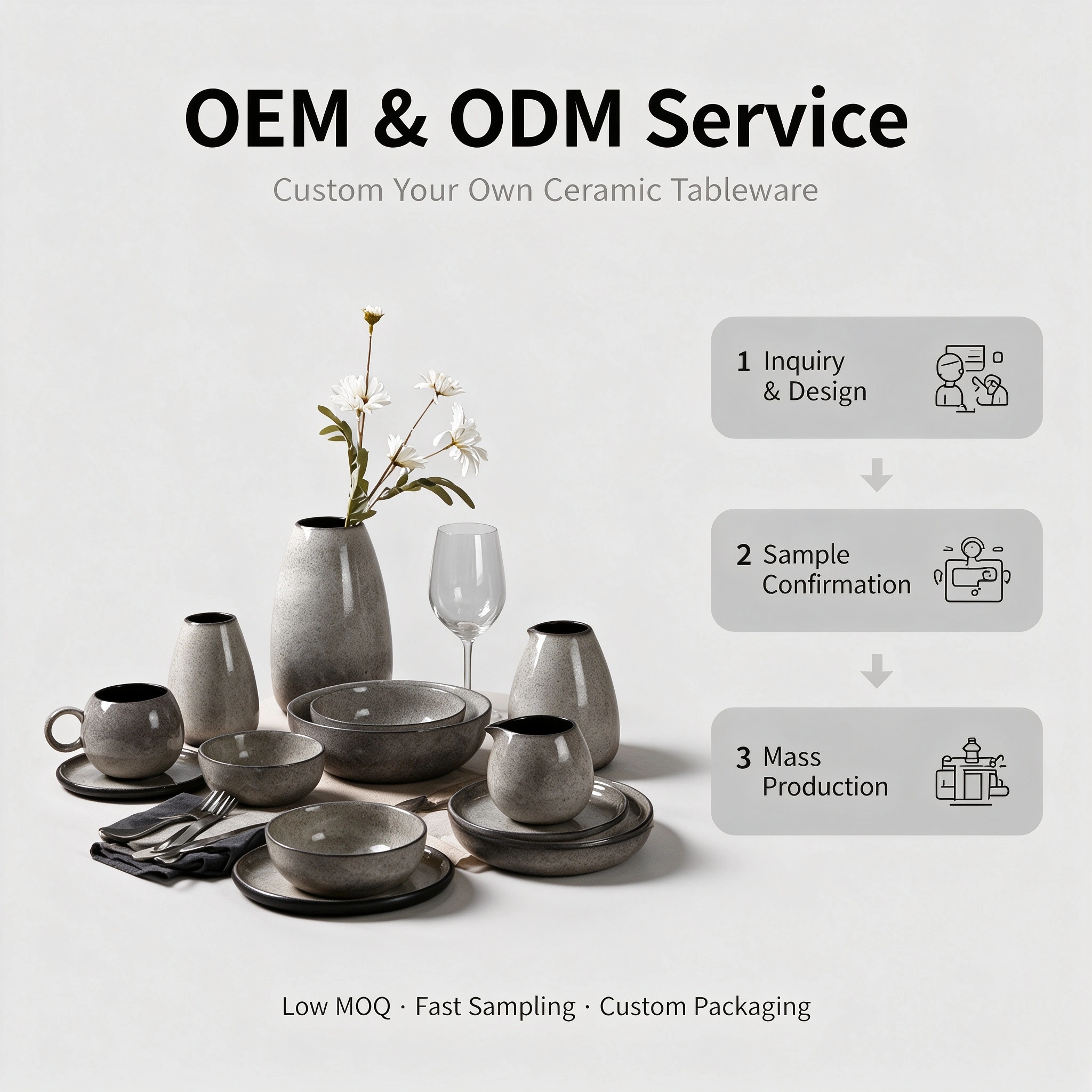 Custom Ceramic Tableware (3)