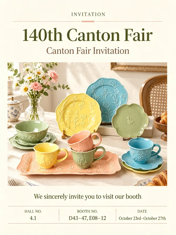 Discover Qingfa Ceramic at the 140th Canton Fair (1)