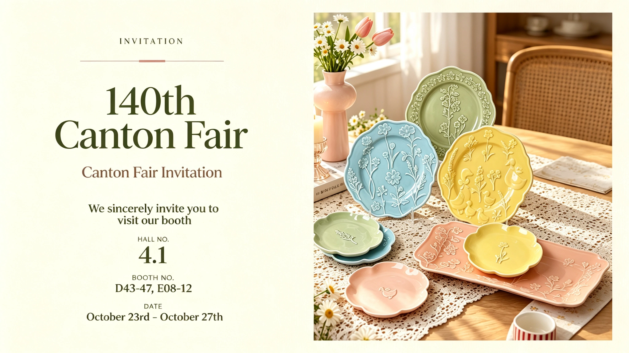 Discover Qingfa Ceramic at the 140th Canton Fair (2)