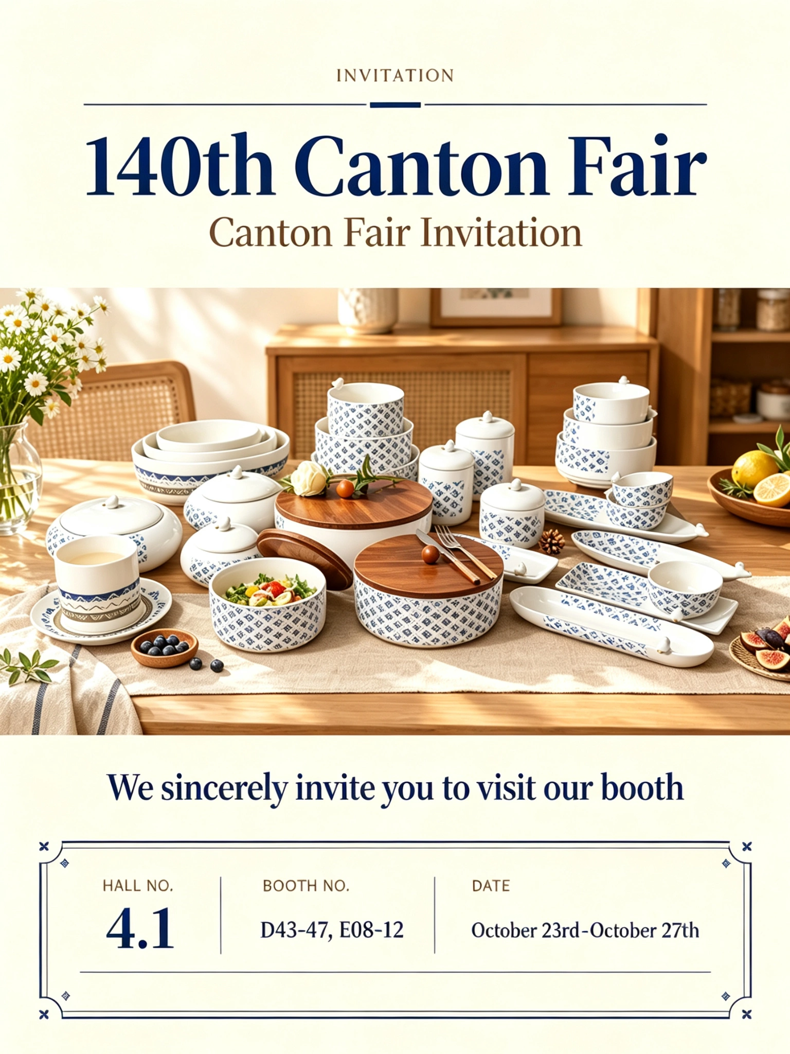 Discover Qingfa Ceramic at the 140th Canton Fair (3)