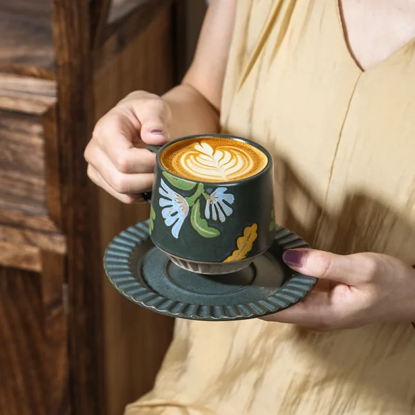 Wholesale Coffee Cup and Saucer Set (8)